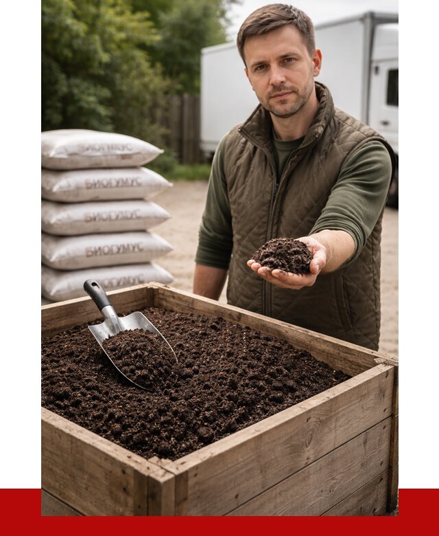 Купить биогумус в Ефремах с доставкой от 8708 р. за куб | ПРОНЕРУДФрм