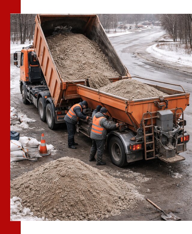 Поставка и вывоз пескосоля в Ефремах оптом и в розницу