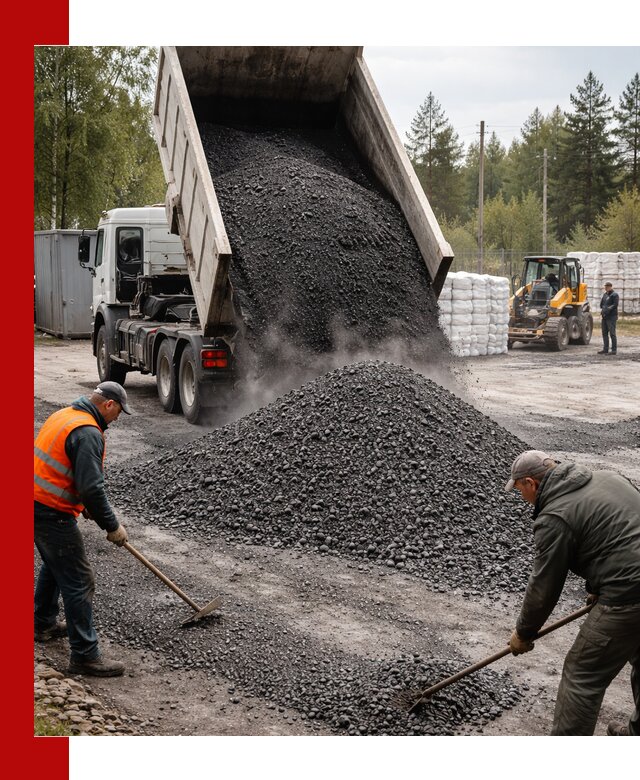 Доставка и продажа асфальтного гранулята в Ефремах