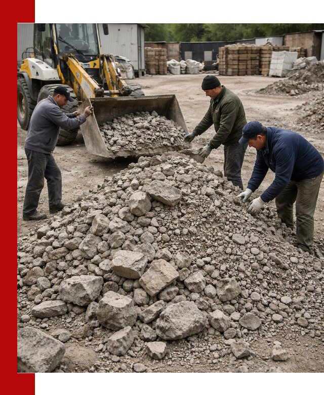 Демонтаж и вывоз бой бетона в Ефремах