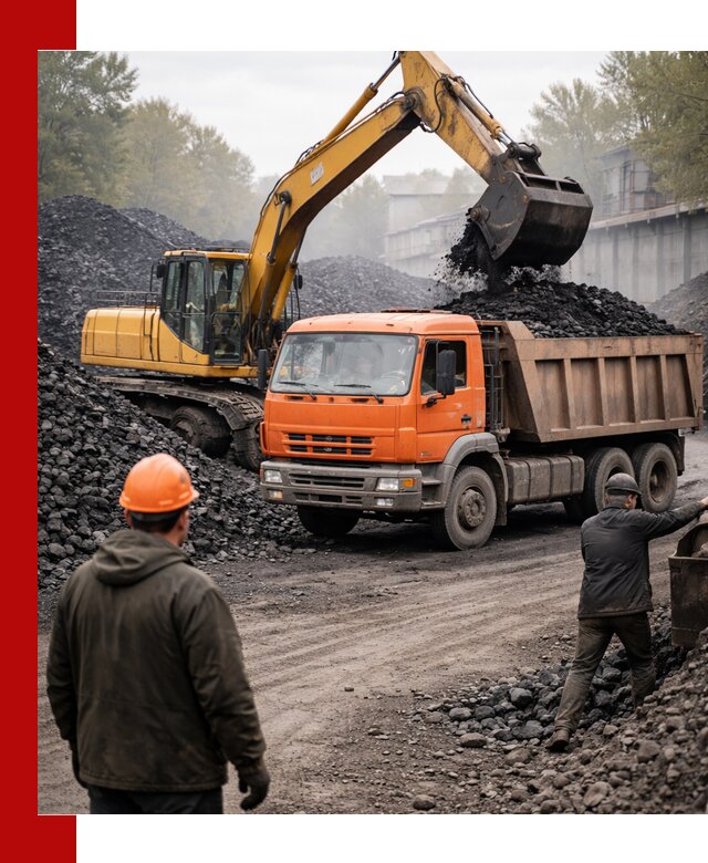 Доставка угля автотранспортом в Ефремах быстро и выгодно