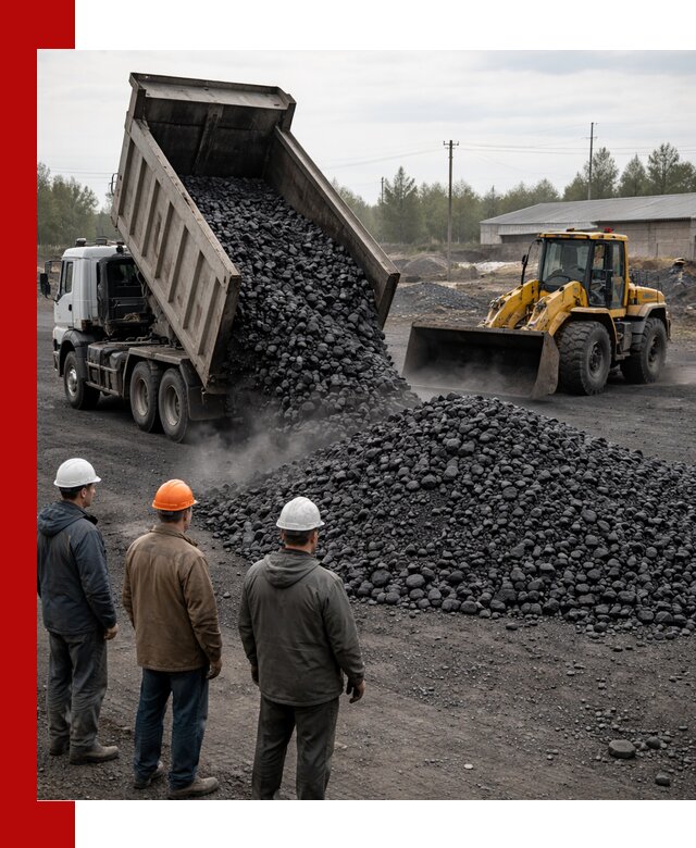 Доставка угля антрацита в Ефремах с самосвалами и погрузкой