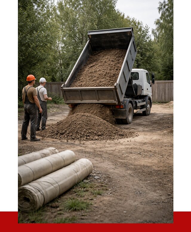 Доставка сыпучих материалов самосвалом в Ефремов от 4303 р. | ПРОНЕРУДФрм