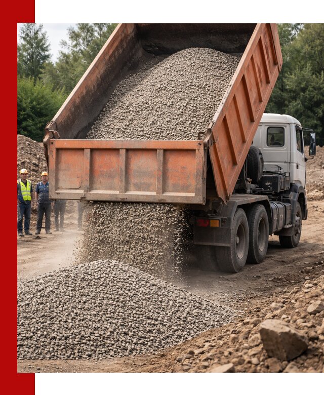 Доставка сыпучих материалов самосвалом в Ефремах быстро и надежно