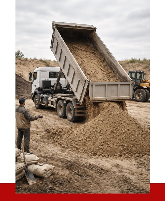 Доставка самосвалом 20 кубов в Ефремах от 7684 р. | ПРОНЕРУДФрм