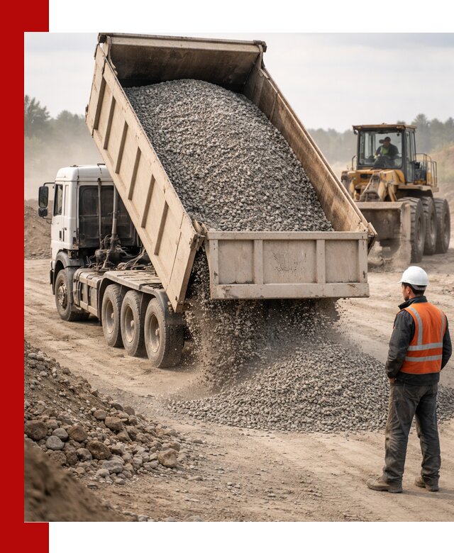 Доставка самосвалом 40 кубов цемента и сыпучих в Ефремах