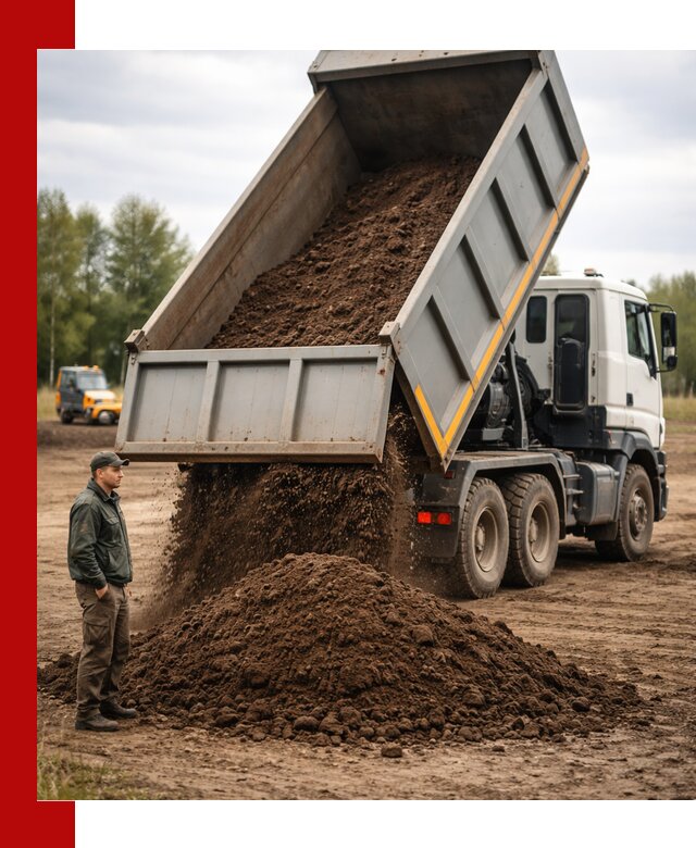 Аренда самосвала с водителем в Ефремах для сыпучих грузов и навоза