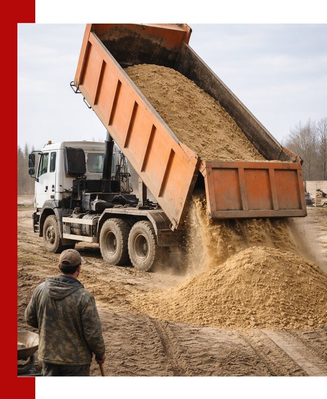 Аренда самосвала 20 тонн для перевозки грузов в Ефремах