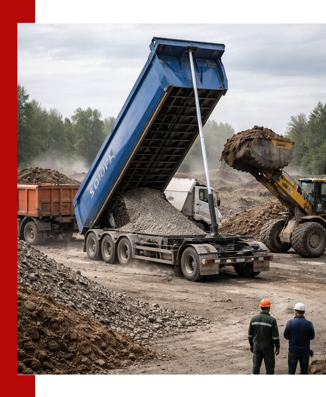 Аренда тонар 40 тонн в Ефремах с доставкой материалов