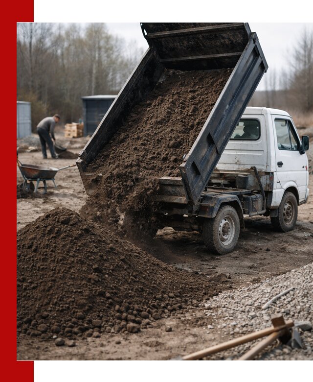 Аренда минисамосвала в Ефремах для доставки сыпучих материалов