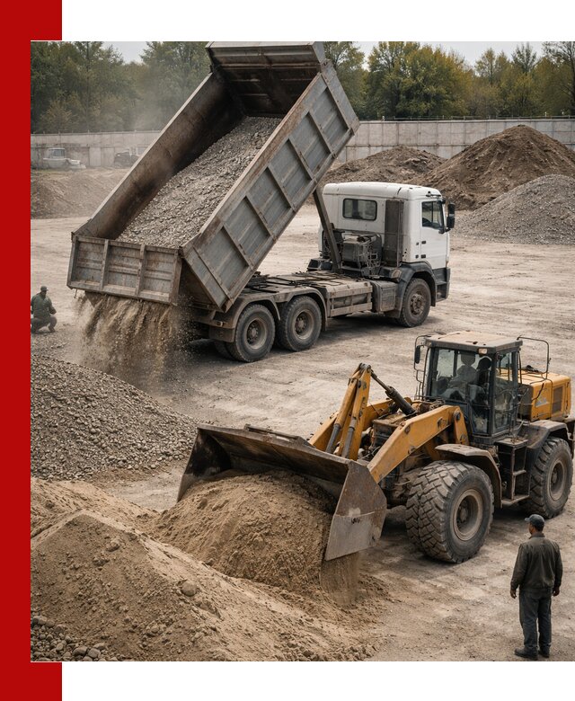 Перевозка сыпучих грузов самосвалами и бортовыми в Ефремах