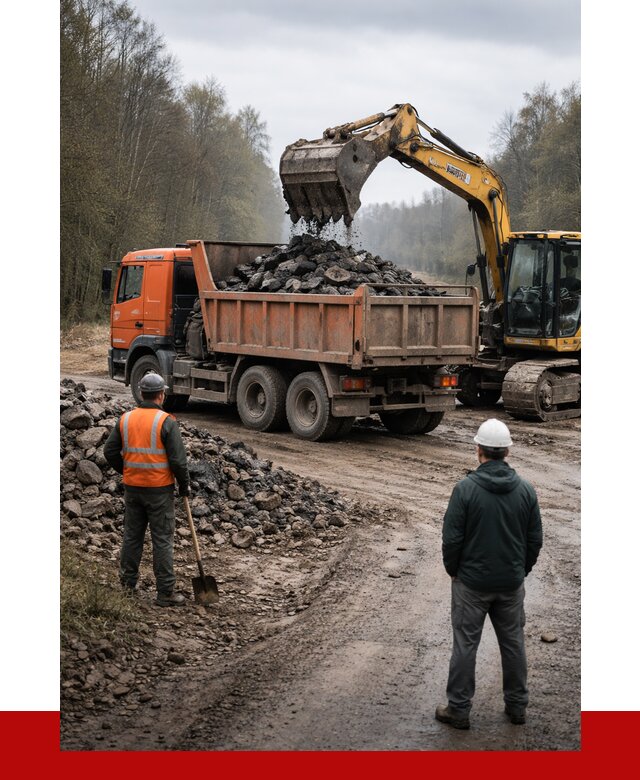 Вывоз асфальта в Ефремах от 4610 р. самосвалом ПРОНЕРУДФрм