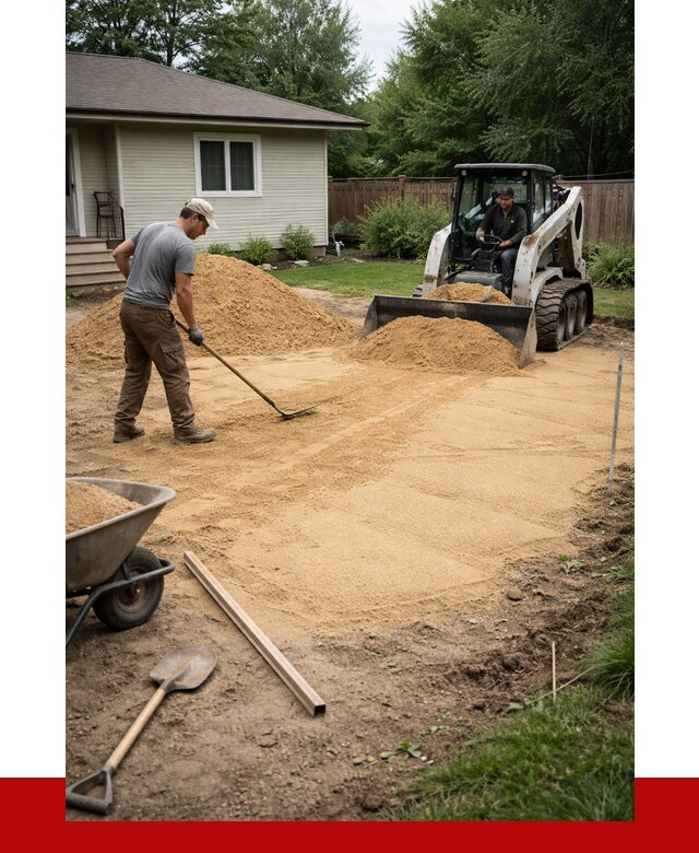 Отсыпка участка песком в Ефремах, от 2561 р., ПРОНЕРУДФрм