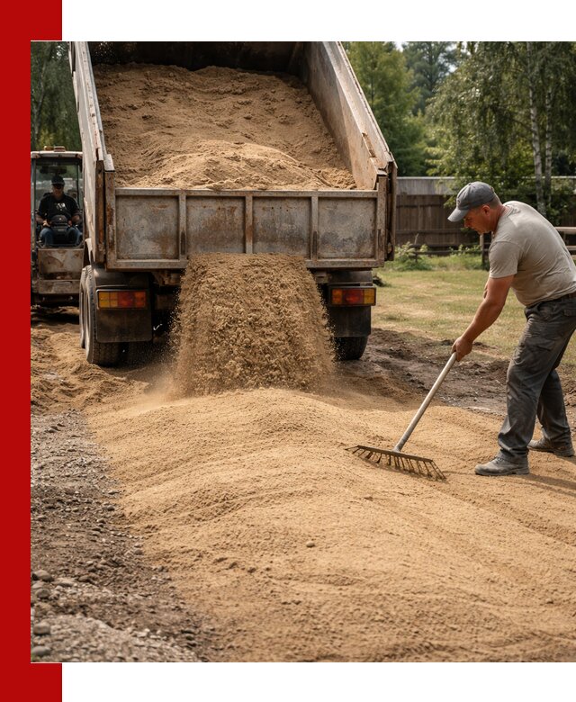 Отсыпка участка песком в Ефремах быстро и качественно