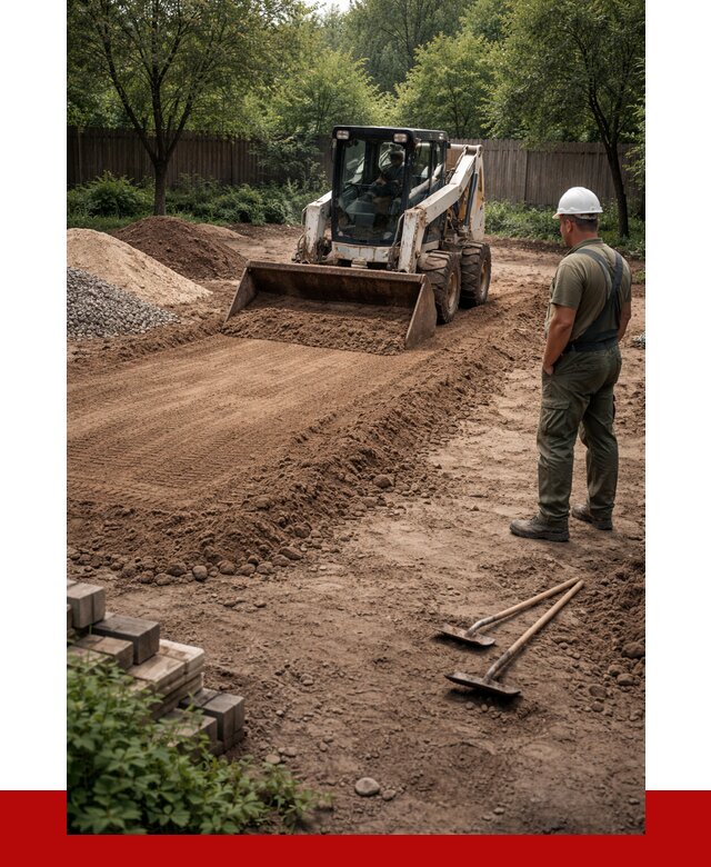 Выравнивание участка под ключ в Ефремах от 3586 р. | ПРОНЕРУДФрм